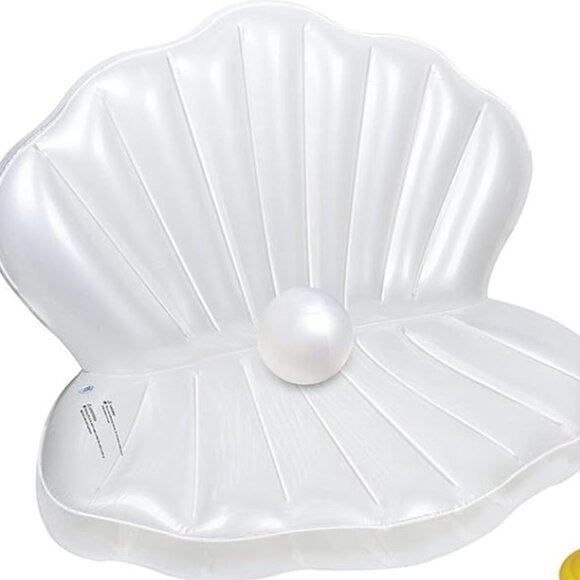 Inflatable Seashell with Pearl - Picture 1 of 6